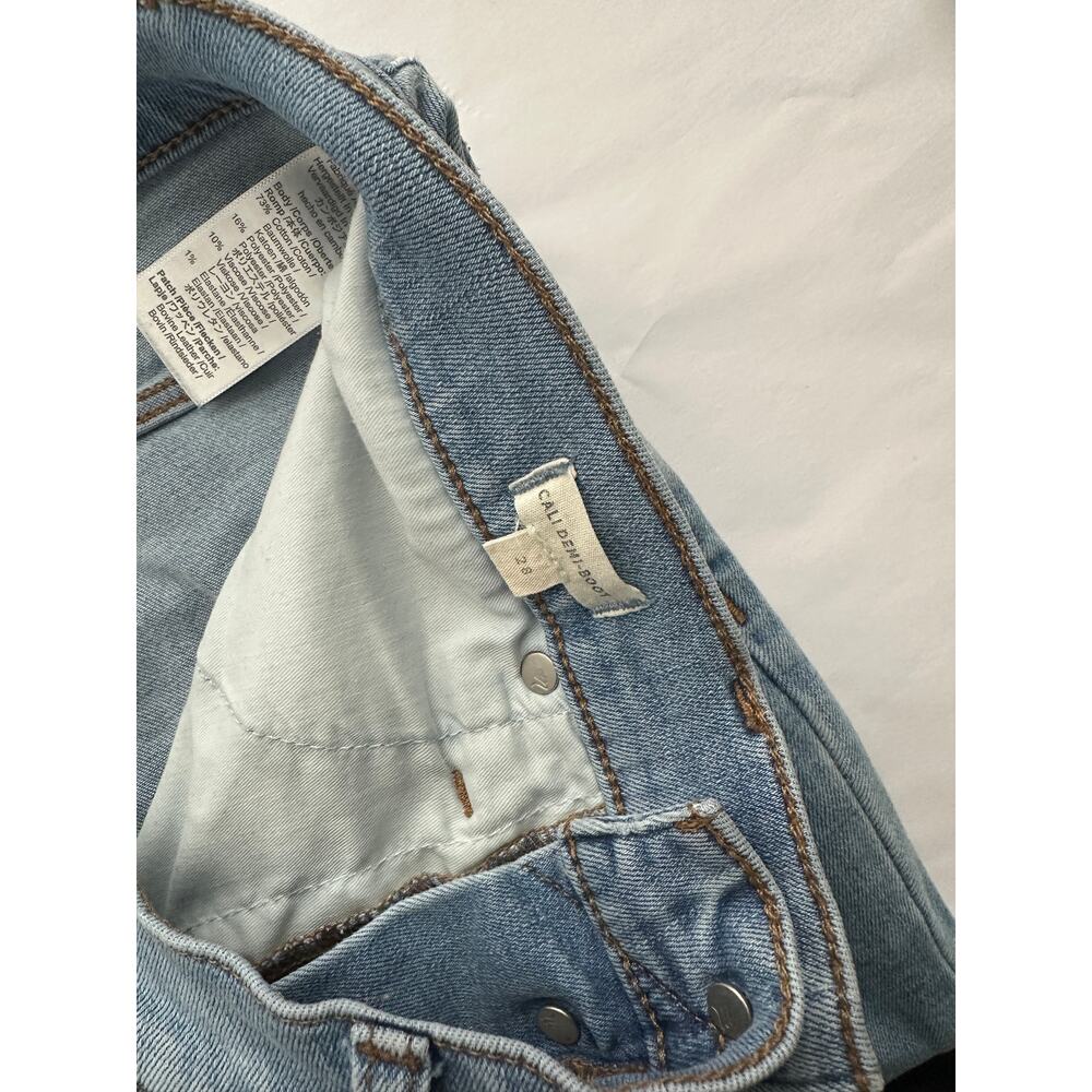Madewell Cali Denim Boot Cut Jean Button Fly Size 28 - Picture 8 of 8